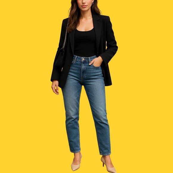 ✨ Lucky Brand Ava Crop Skinny Jeans - Size 10/30 (M) | Classic Mid-Wash Denim ✨ - Picture 1 of 10